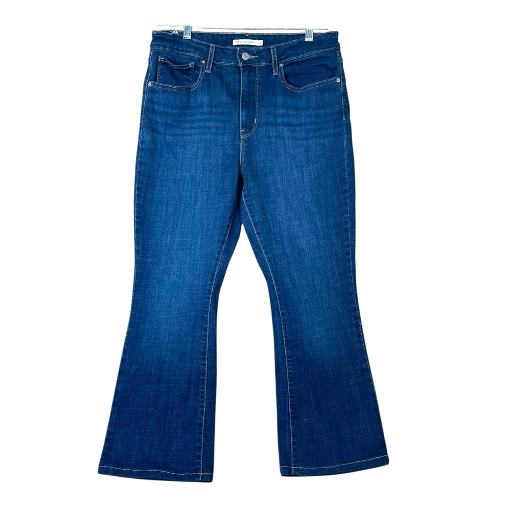 Levi's Women 725 High Rise Bootcut Jeans Blue Mid Wash Size 32(32x24) EUC